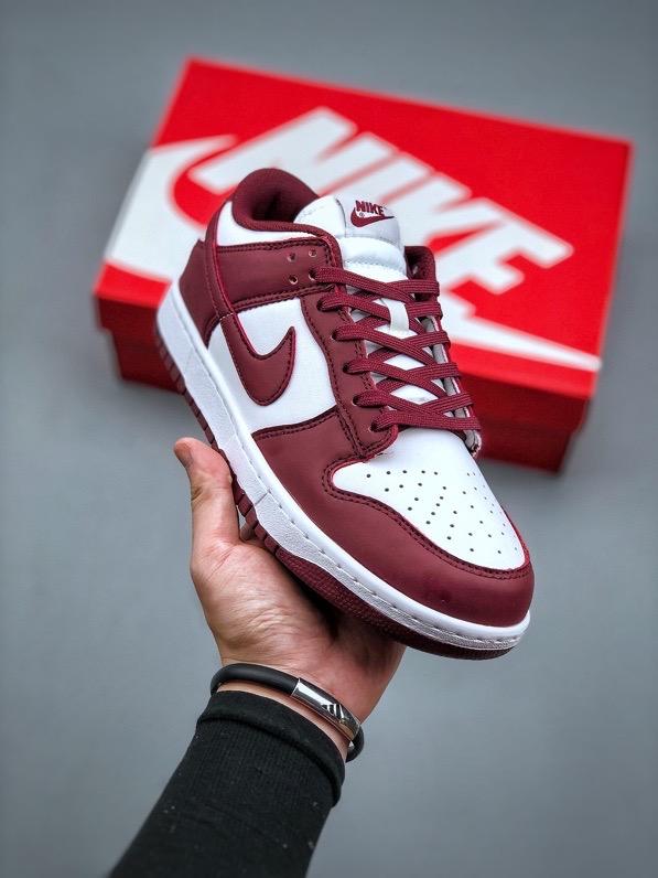 NIKE DUNK LOW WINE RED
Nike Dunk Low White and Red – Sneakers for Basketball & Skate