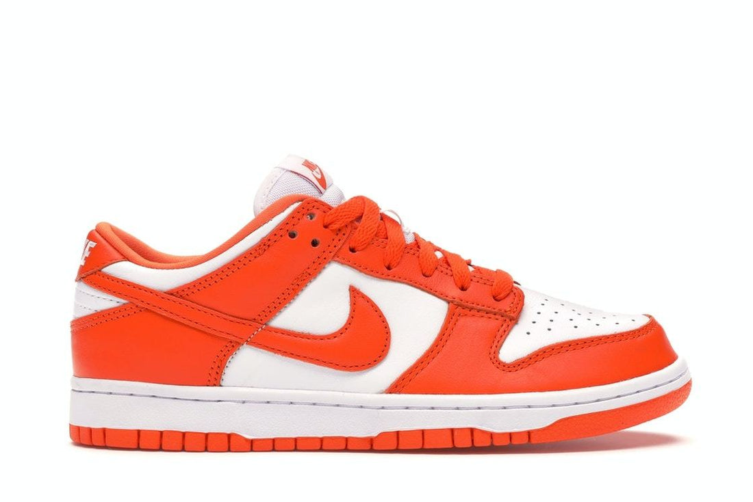 Nike Dunk Low SP Syracuse  Nike Dunk Low "Be True To Your School" – White and Cosmic Clay Sneakers with College-Inspired Colors