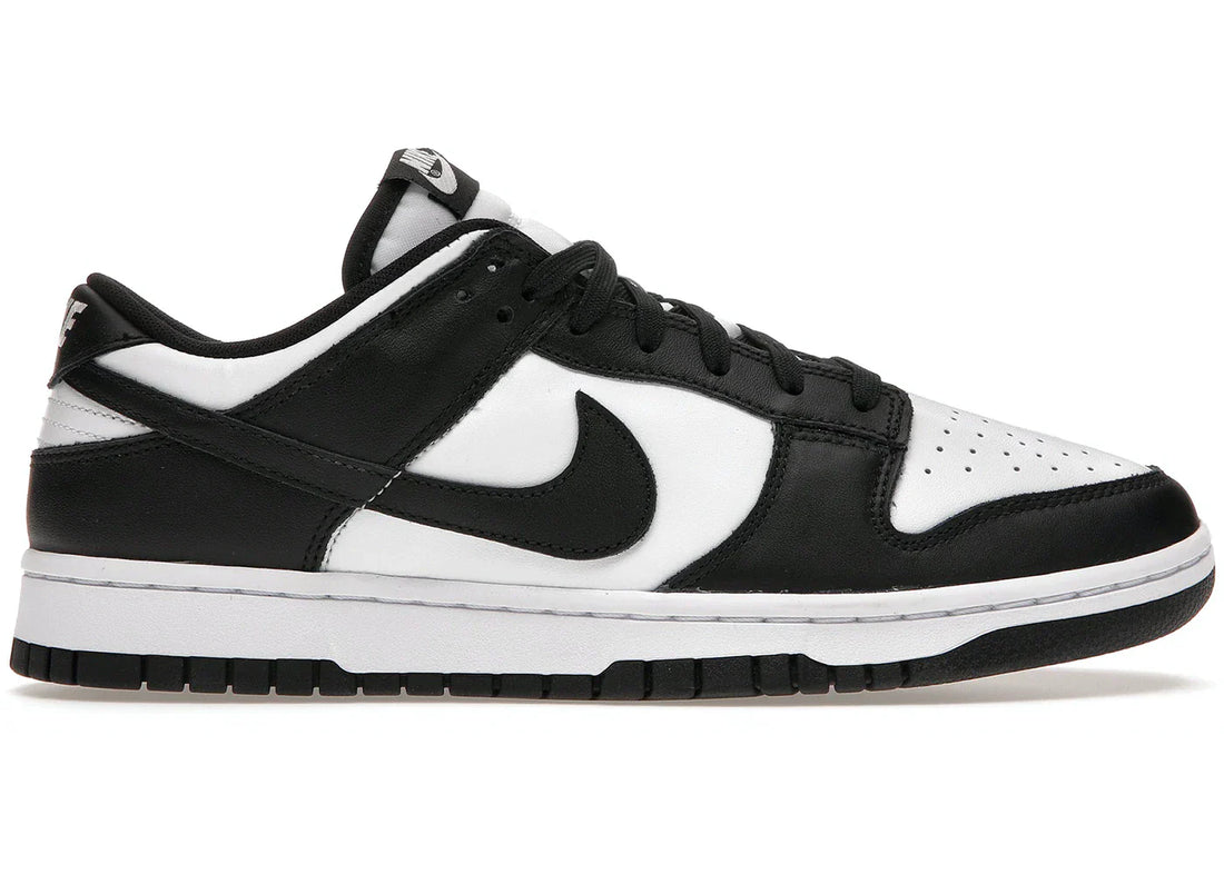 NIKE DUNK LOW “White Black Panda” All-Black Low-Top Sneaker