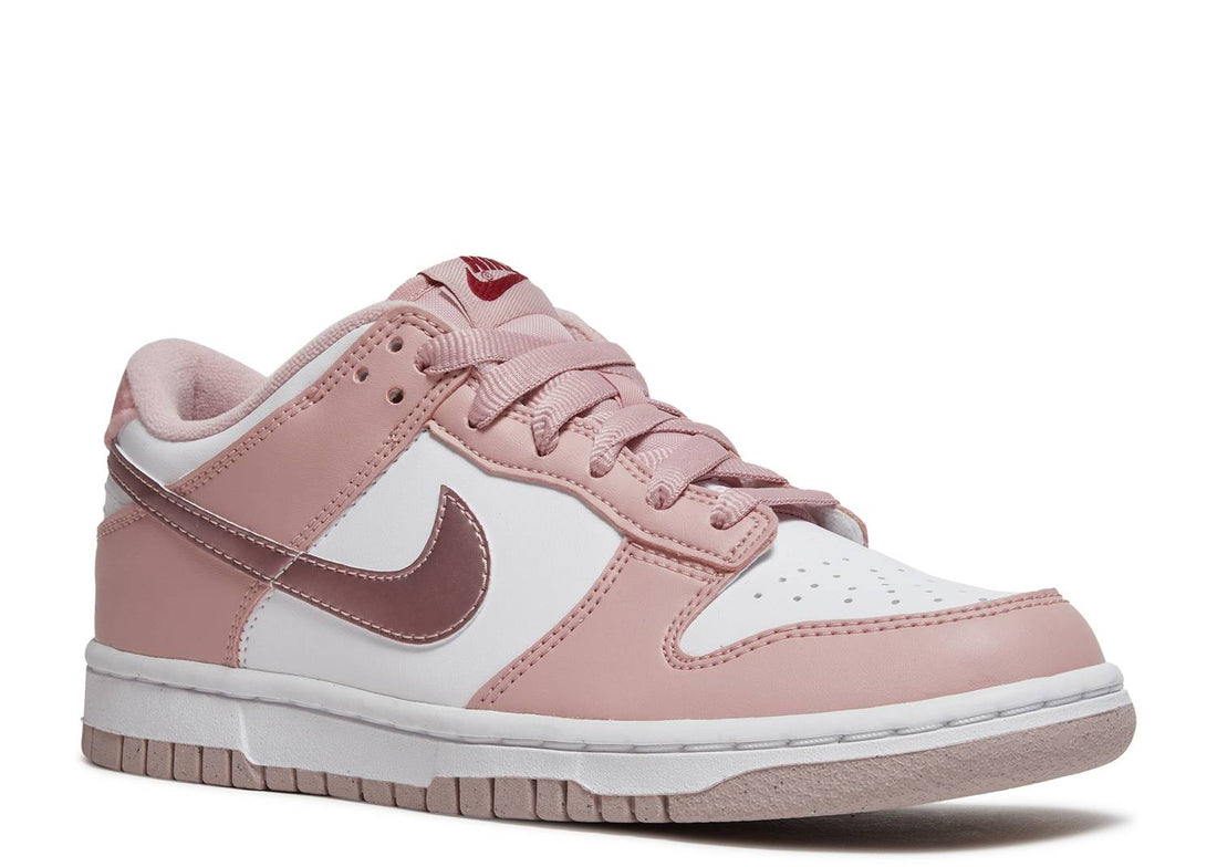 Nike Dunk Low Pink Glaze – iconic low-top sneakers featuring a stylish pink and white design, premium comfort, and durable construction. Perfect for everyday wear and streetwear fashion.