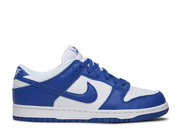 Nike Dunk Low Blue SP "Kentucky" – White and Varsity Royal Sneakers with Classic College Basketball Design