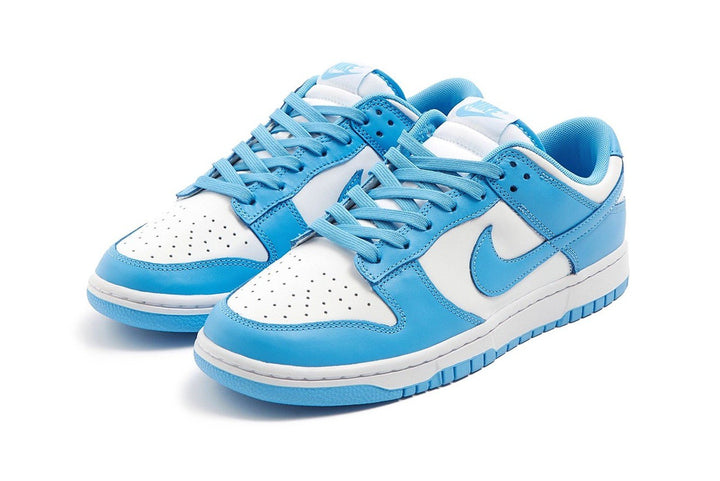 Nike Dunk Low University Blue Nike Dunk Low "Be True To Your School" – Collegiate-Inspired Sneakers in Coconut Milk & Gym 