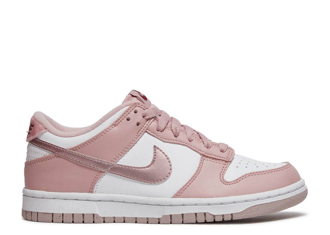 Nike Dunk Low Pink Glaze – iconic low-top sneakers featuring a stylish pink and white design, premium comfort, and durable construction. Perfect for everyday wear and streetwear fashion.