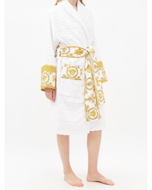 VERSACE - COTTON BATHROBE